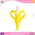 Food Grade silicone newborn baby toys online india banana teether